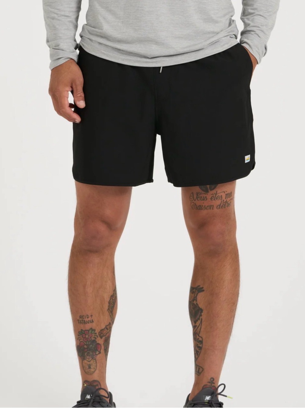 Vuori Banks Short 5" Inseam Black Size XL